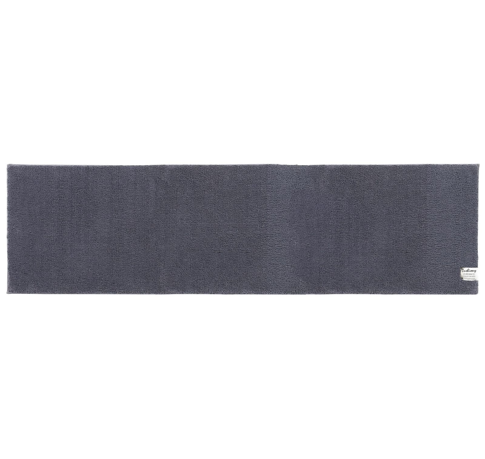 新品 センコー(Senko) B.B.collection クッショニー 2 ロング 幅 洗面 マット 約50× 180cm グレー 厚手 ボリューム 50100