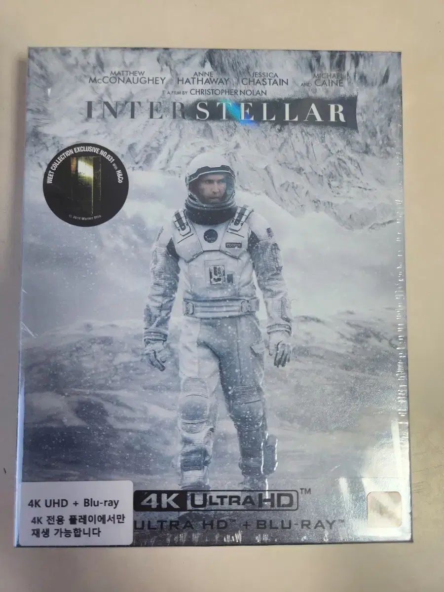 インターステラー 4K UHD + ブルーレイ Blu-ray フルスリープ スチールブック 1 シート