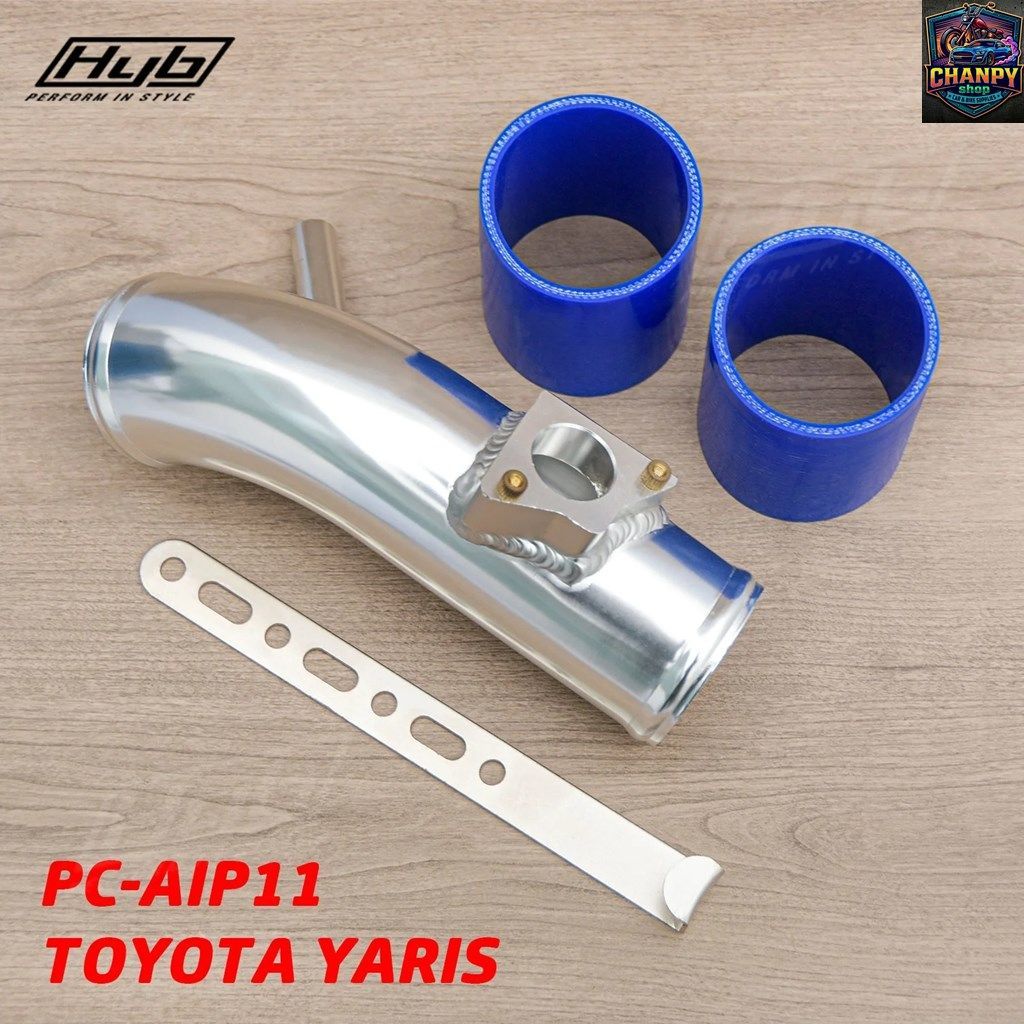 トヨタ ヤリス 1.6Lエンジン用改造吸気パイプ、レーシング吸気パイプエルボ（シリコンホース付き）