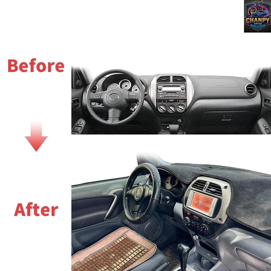トヨタ RAV4 XA20 2000 2001 2002-2005 車のダッシュマットダッシュボードカバーパッドダッシュマット SUNE カーペット