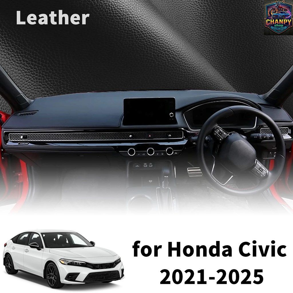 ホンダ シビック 2021 - 25 第 11 世代車のダッシュマット ダッシュボード カバー パッド ダッシュマット サンネ カーペット