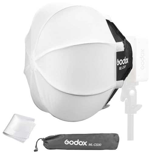 【新品】Godox ML100BI ソフトボックス CS30ボールソフトボックス MS30折りたたみ式ランタン - 30x30cm マウントソフトボックス Godox MLシリーズ用 33cfa953