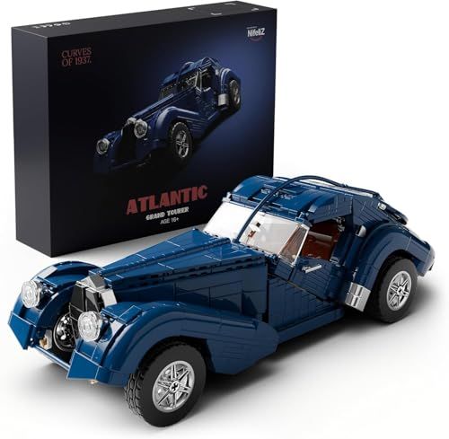 【新品】Nifeliz アトランティック車ブロック 1/14 スケール大人向けブロックセット 組み立てモデル 乗り物おもちゃ オフィス/自宅インテリア向け｜車ファンへのギフト誕生日プレゼント（1,127ピース、NF10320） a87ccf28