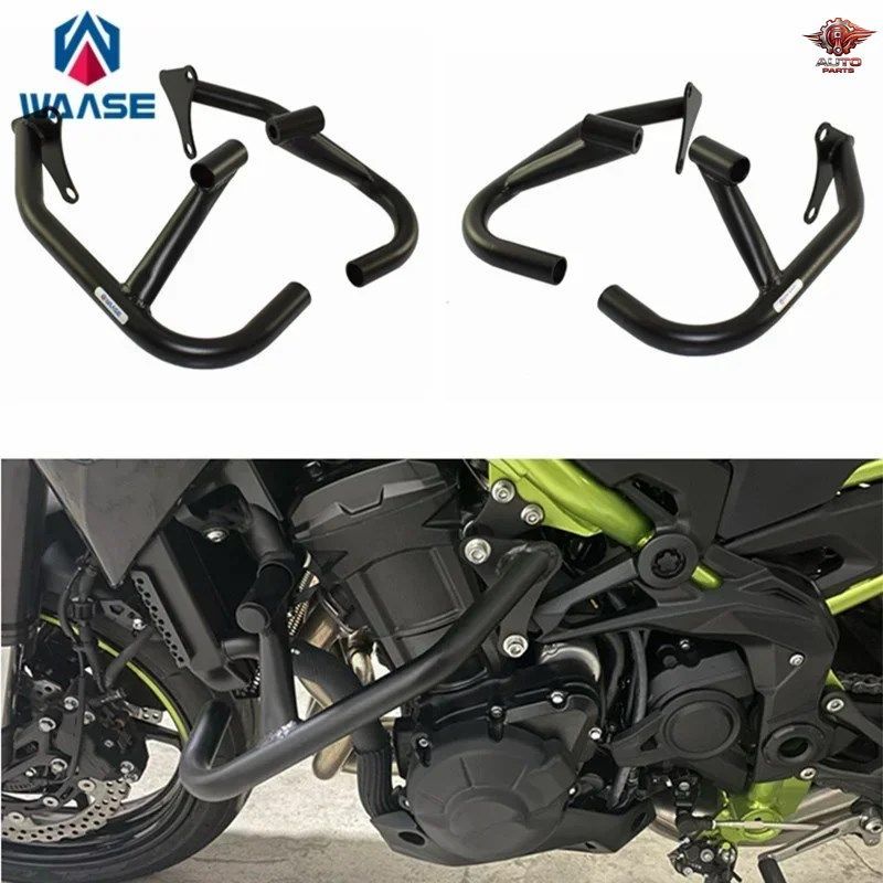 カワサキ Z900RS 2017 - 21-2023 エンジンバンパーガード フラッシュスタントケージ クラッシュバー エンジンフレームプロテクター