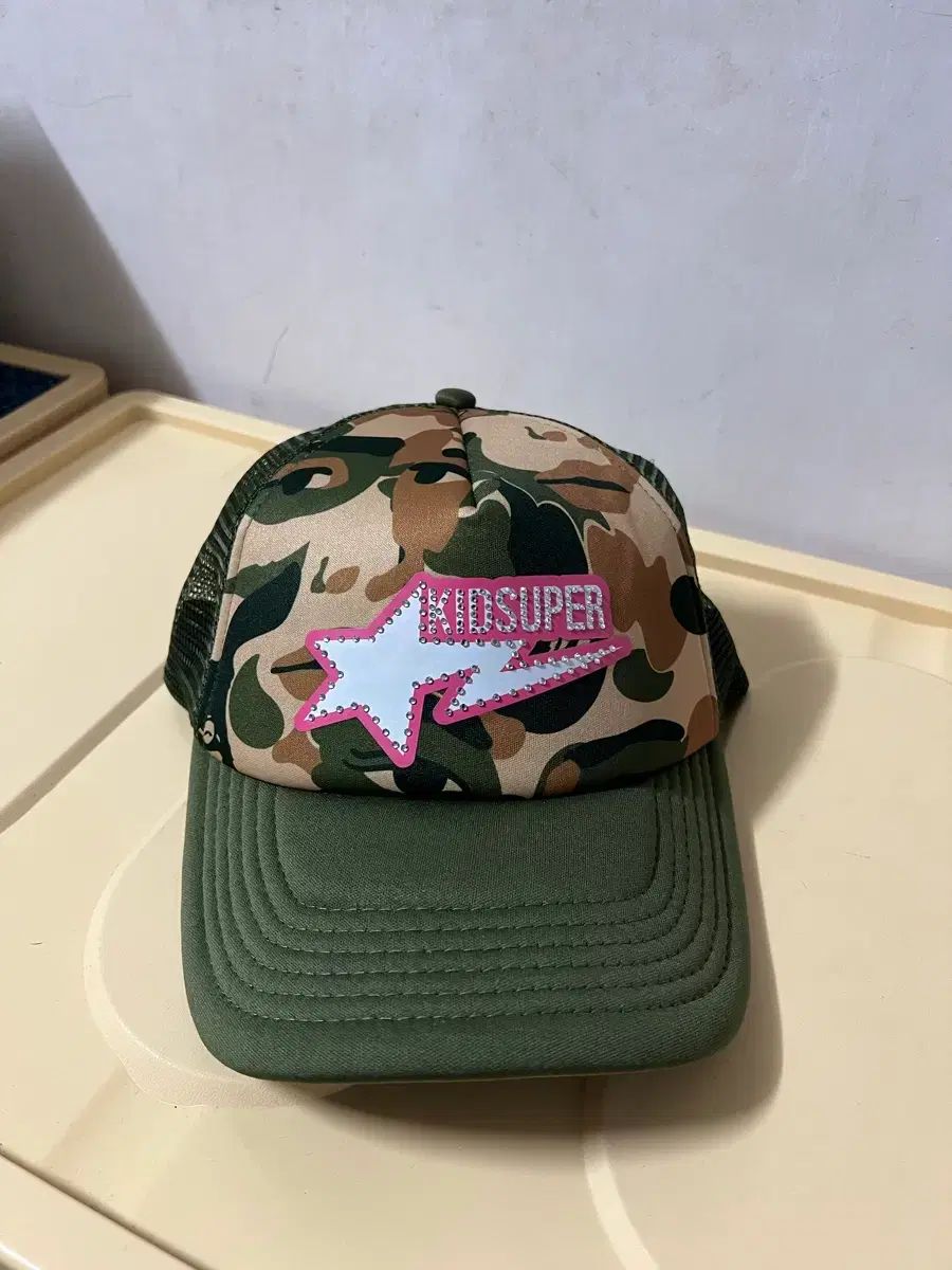 A BATHING APE アベイシングエイプ スター ロゴ LINE ストーン キッド