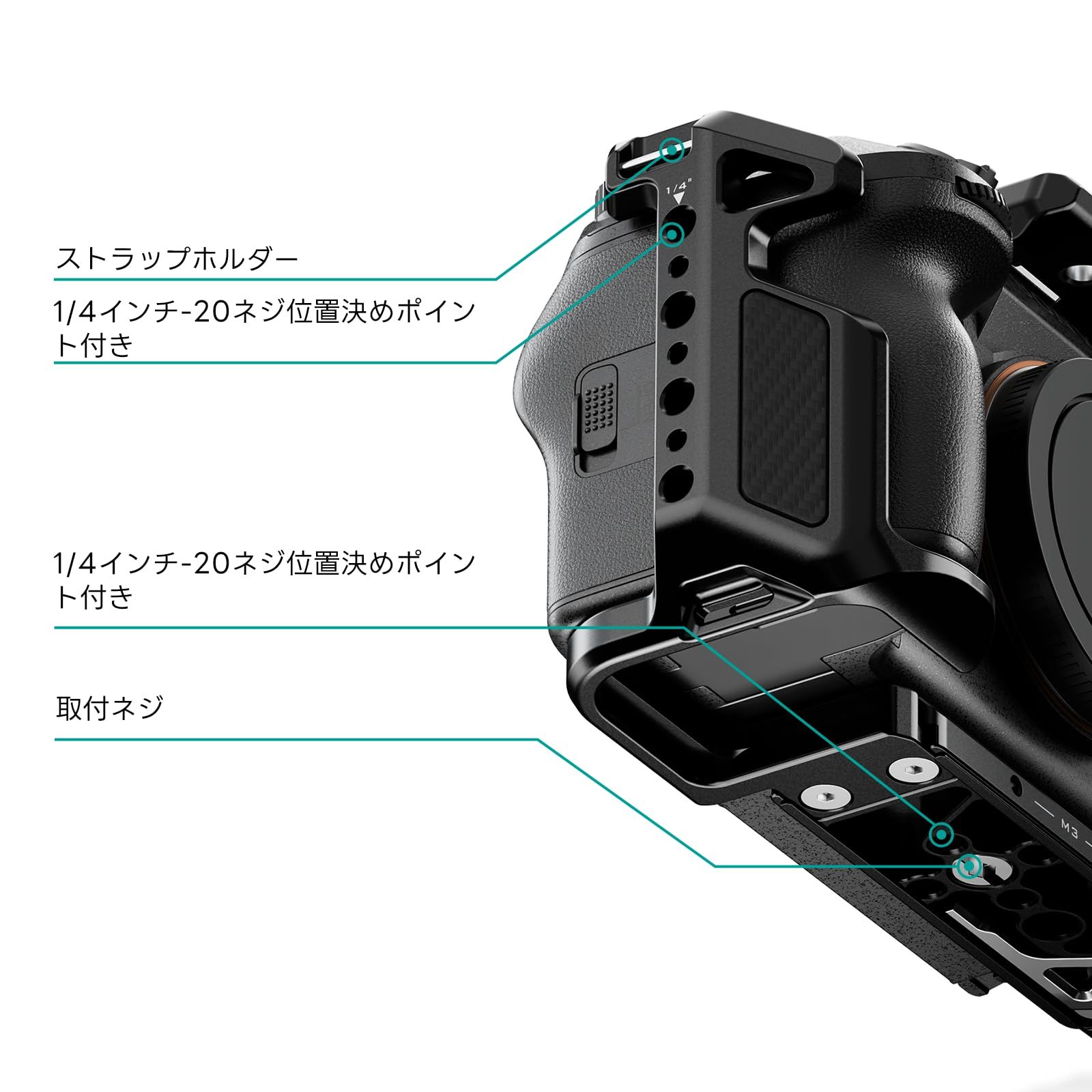 新品 TILTA カメラケージ Sony a1 II/a9 III 用ベースキット ブラック TA-T66-A-B