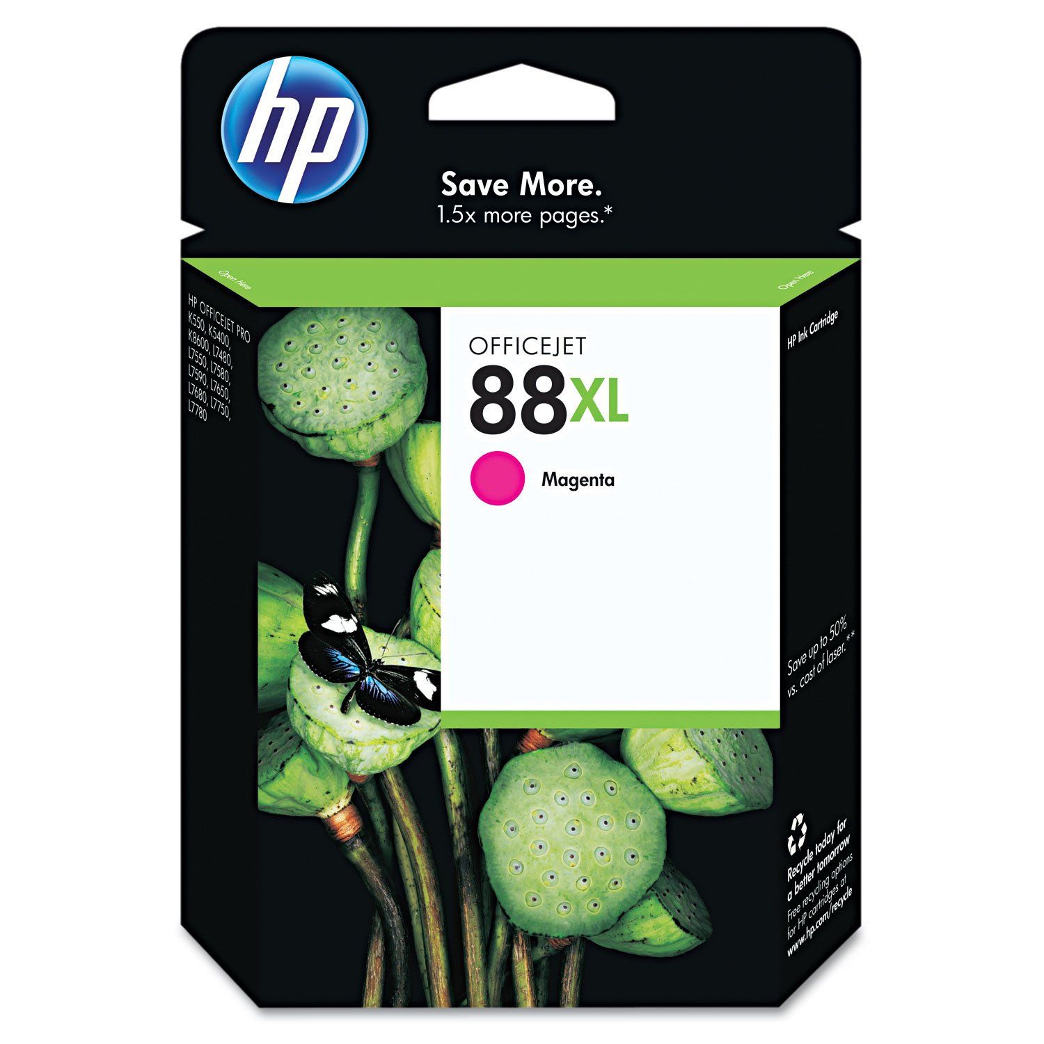 新品 HP 88XL HIGH YIELD MAGENTA ORIGINAL INK CARTRIDGE