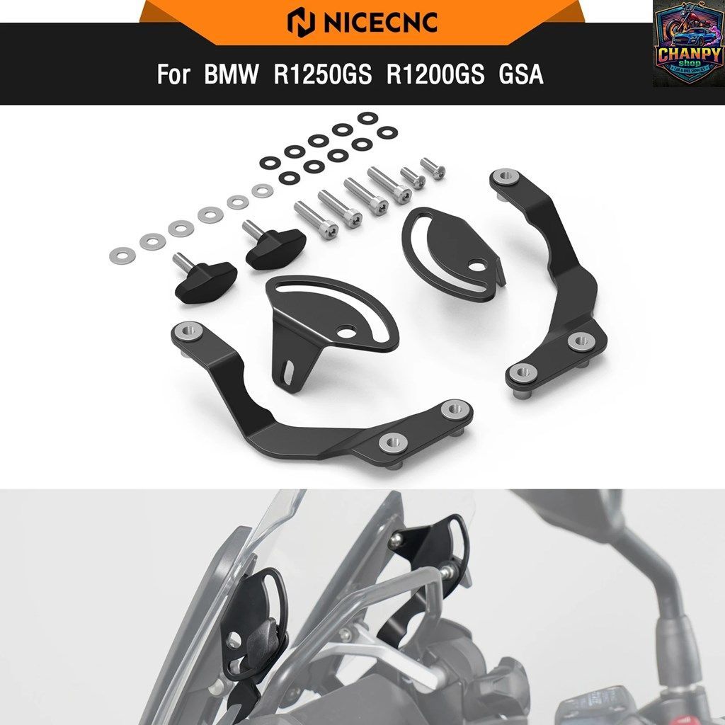 BMW R1250GS R1200GS GSA ウインドシールド ウインドスクリーン スタビライザー R1250GS ADVENTURE 2018-2024 R1250GS 2018-2022 R1200GS G