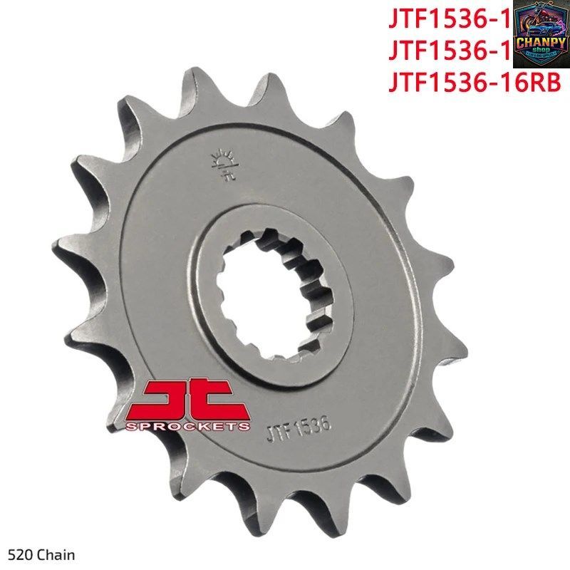 JTF1536 15T / 16T / 16RB ドライブトレイン部品 ギア オートバイ用ホイール スチール製リアスプロケット