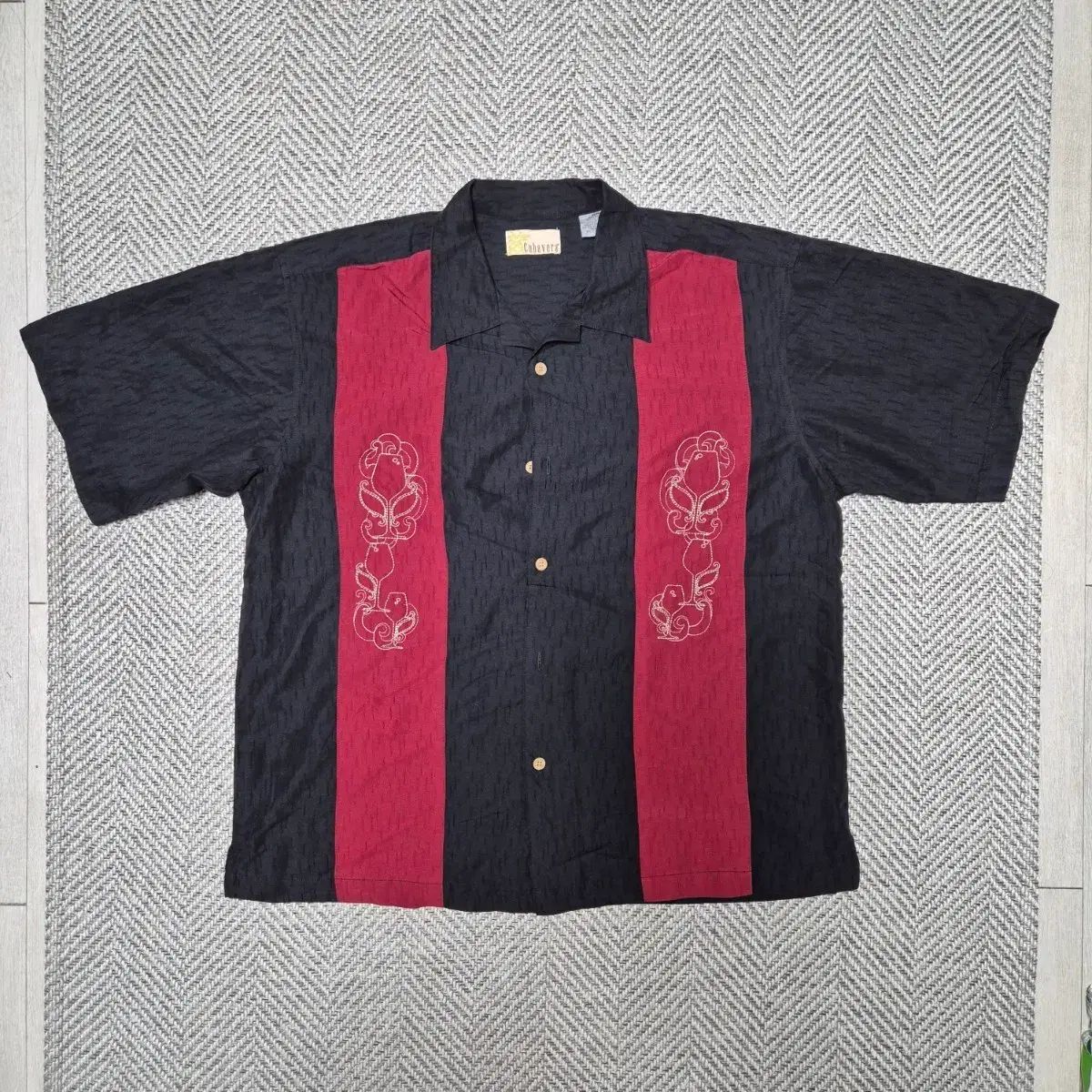 00s ヴィンテージ キューバベラ シャツ (XL)