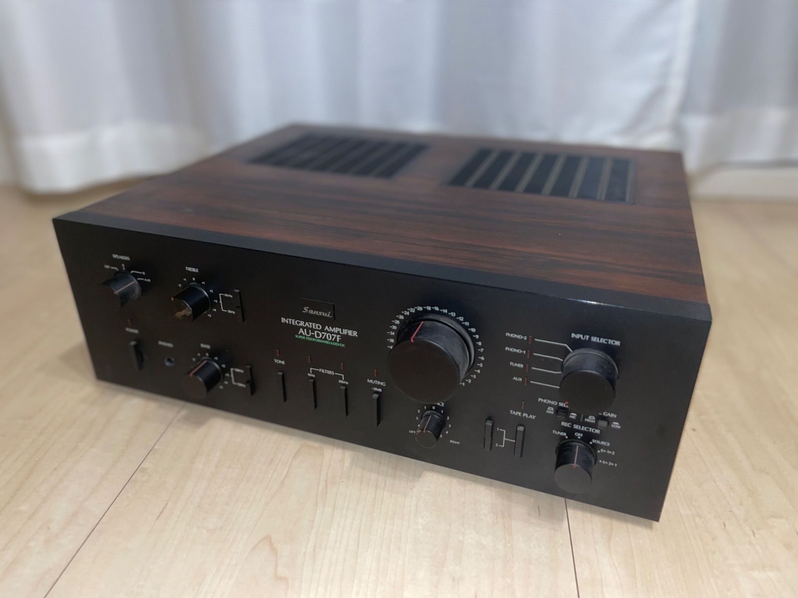 【名機】サンスイ Sansui AU-D707F プリメインアンプ 山水 オーディオ 高音質 ヴィンテージアンプ 希少 _256