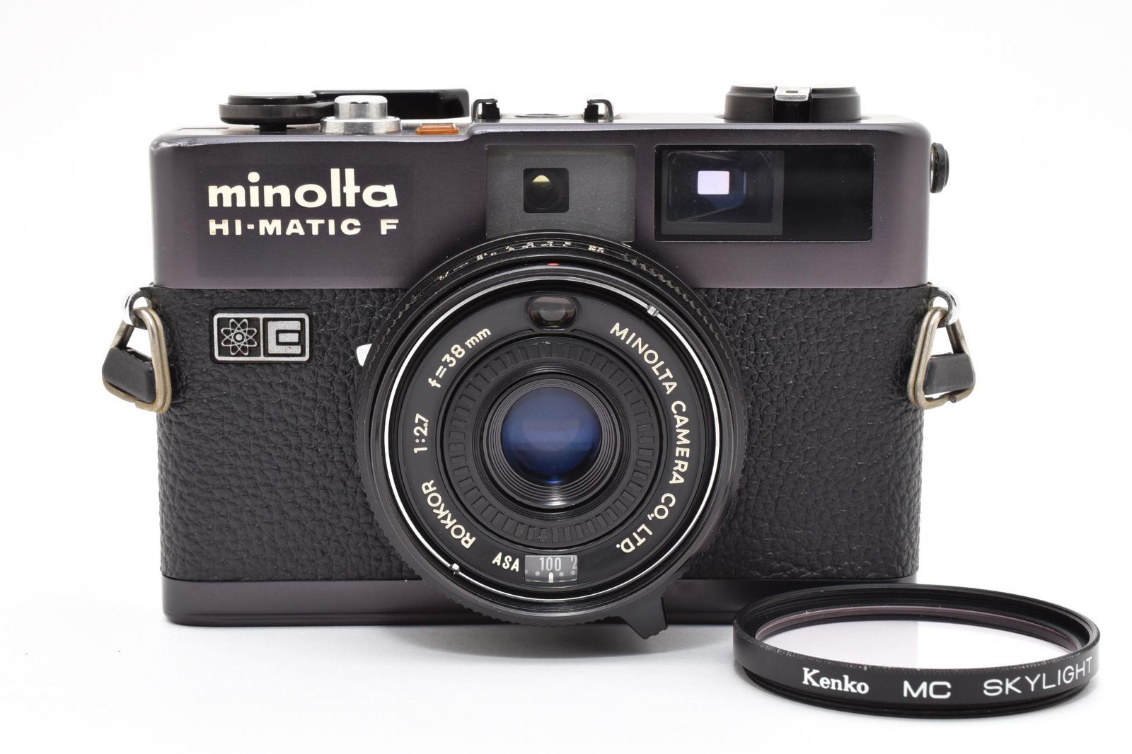 ☆良品☆ ミノルタ MINOLTA HI-MATIC F ブラック 38mm F2.7 レンジ