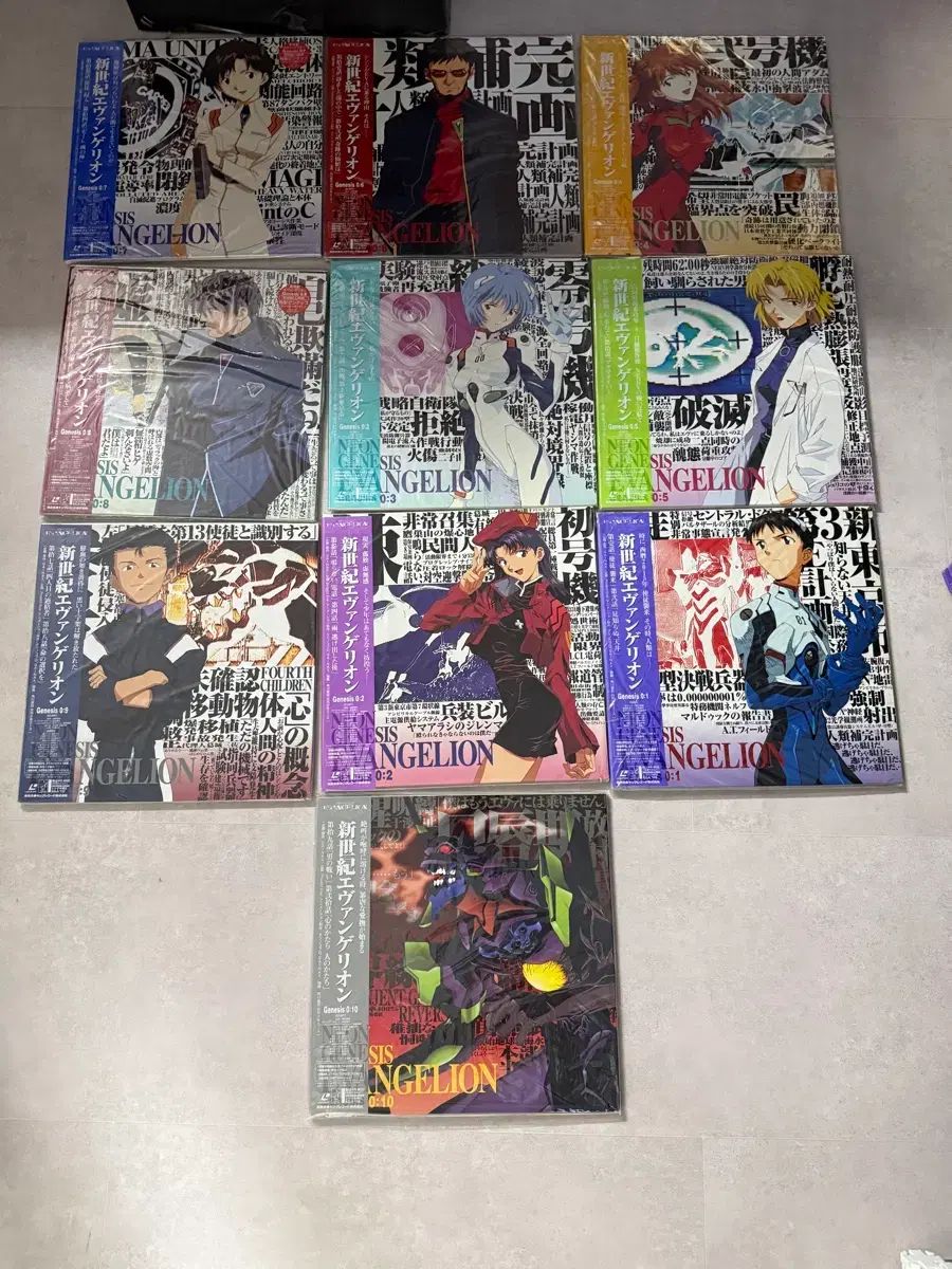 新世紀 エヴァンゲリオン レーザーディスク LD セット 10 犬