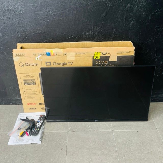 展示品 山善 キュリオム 32インチ スマートテレビ 【中古】動作保証 YAMAZEN qriom QRK-32WHDST 2026年製 058012/23944
