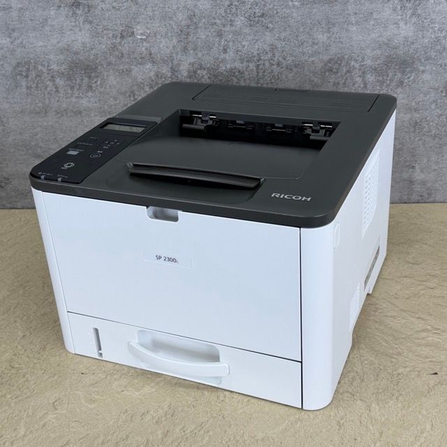 ほぼ新品 RICOH SP2300L A4モノクロレーザープリンター 【中古】動作保証 印刷枚数極僅か リコー 058023/23956