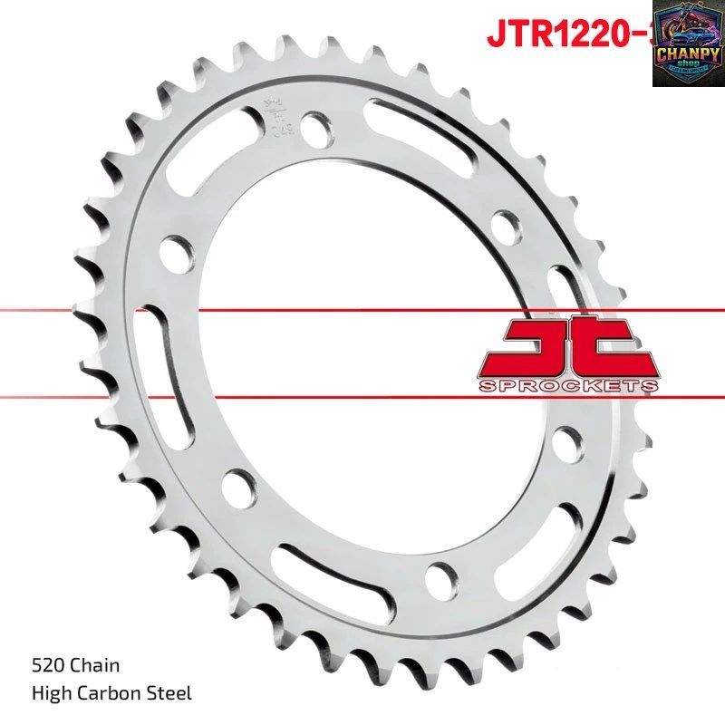 JTR1220 36T ホンダ CBR300R/RA-EFGHJKL ドライブトレインパーツ ギア オートバイホイール スチール製リアスプロケット