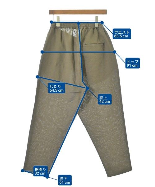 LANVIN en bleu クロップドパンツ レディース 【古着】【中古】【送料