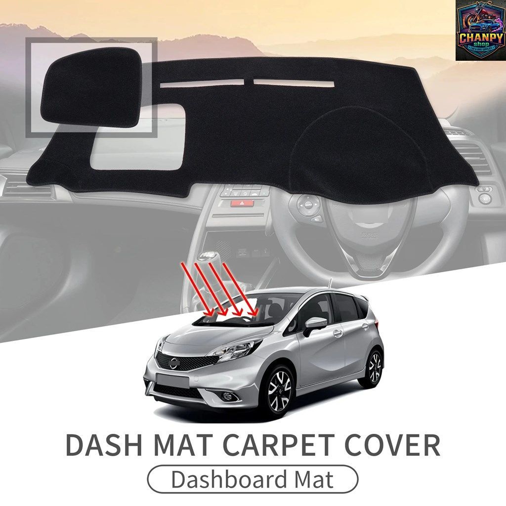 CARTO 日産ノート E12 車用ダッシュボードマット 2012 - 2023 日焼け防止パッド