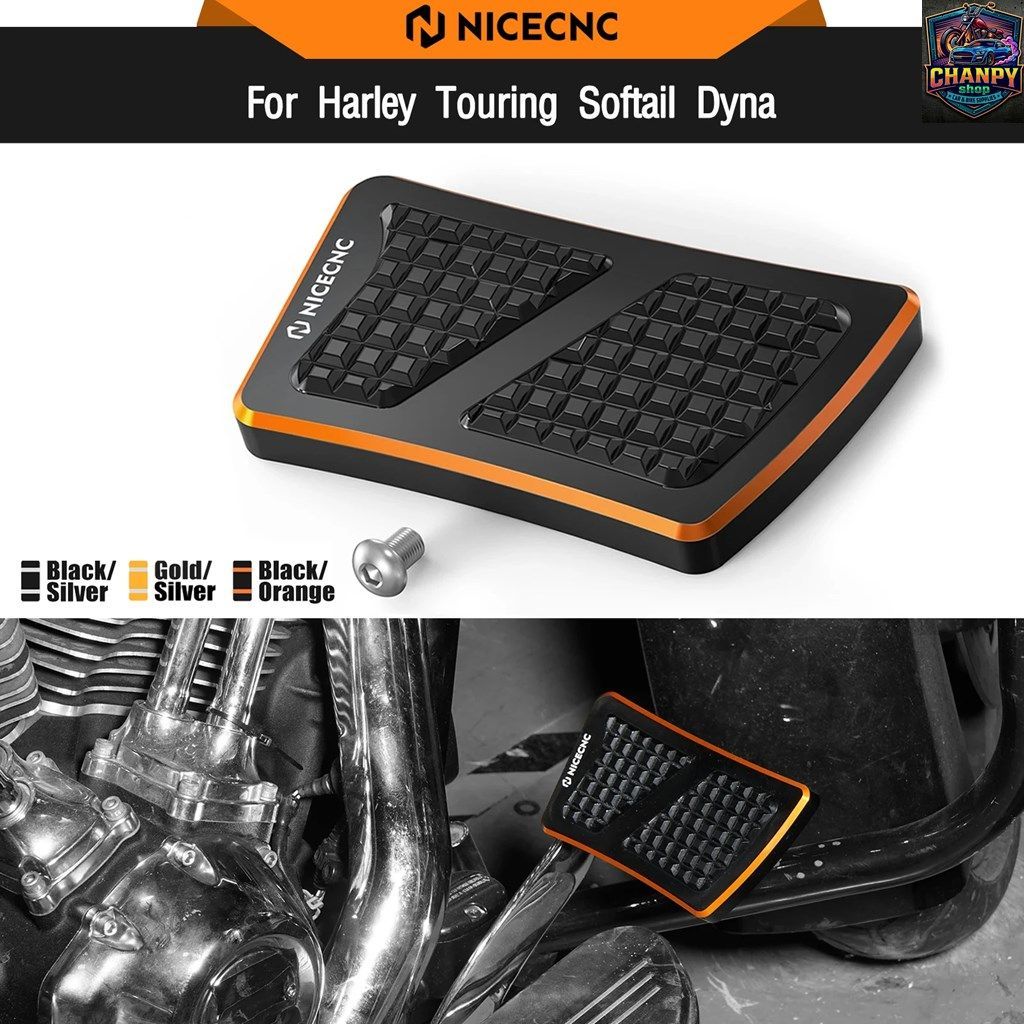 ハーレー ストリートグライド FLHX/I FLHXS 2006-2024 ブレーキペダルパッド ロードキング FLHR/I 1994-2022 ロードグライドスペシャル FLT