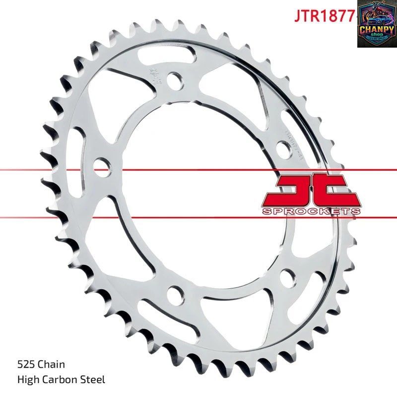JTR1877 41T ヤマハ YZF-R1 2015-2021 ドライブトレインパーツ ギア モーターサイクルホイール スチール製リアスプロケット