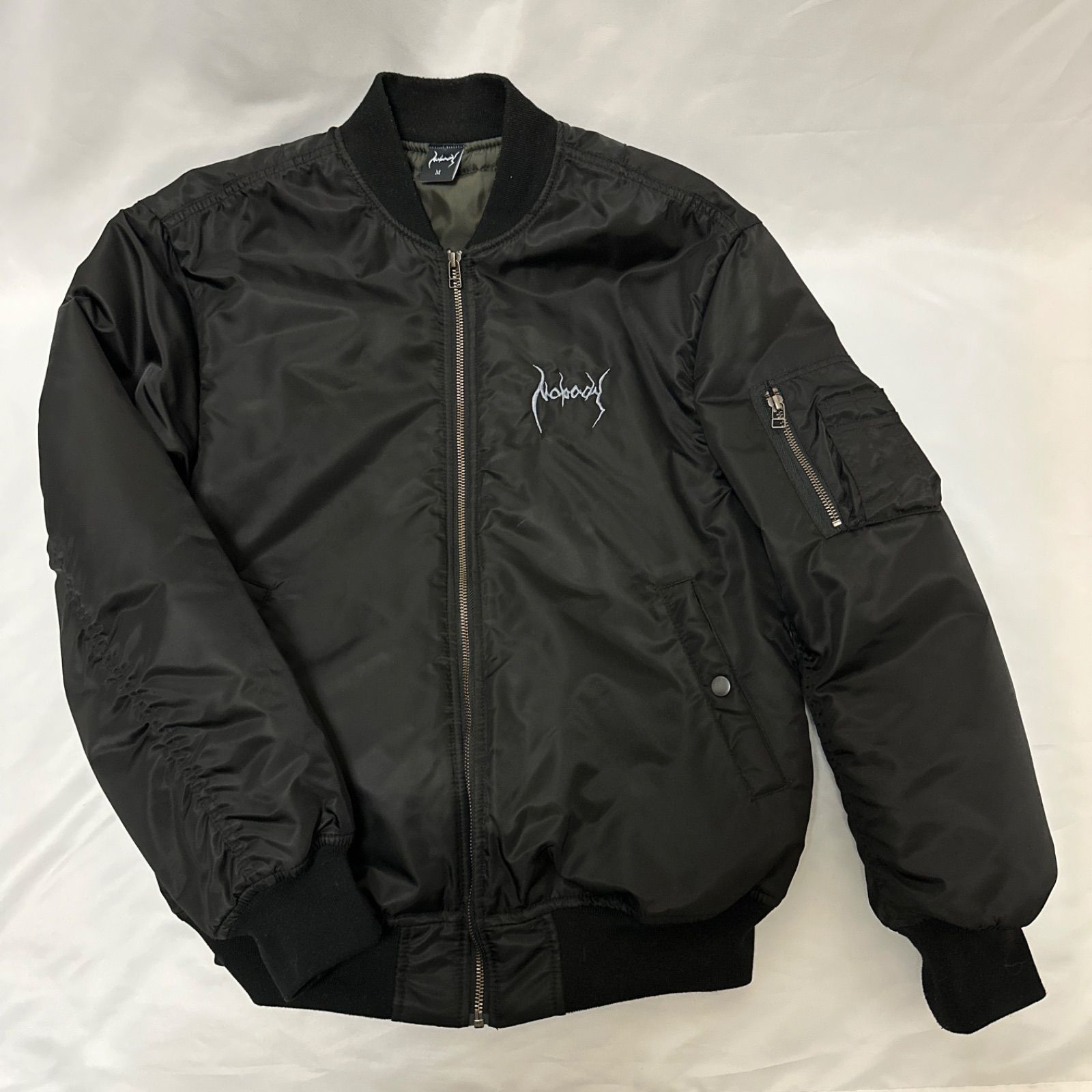 【古着】NOBODY OG LOGO MA-1 JACKET