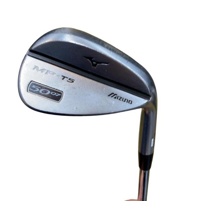 中古】 ミズノ MP-T5 ホワイトサテン 50°/07° ウェッジ WG 純正特注