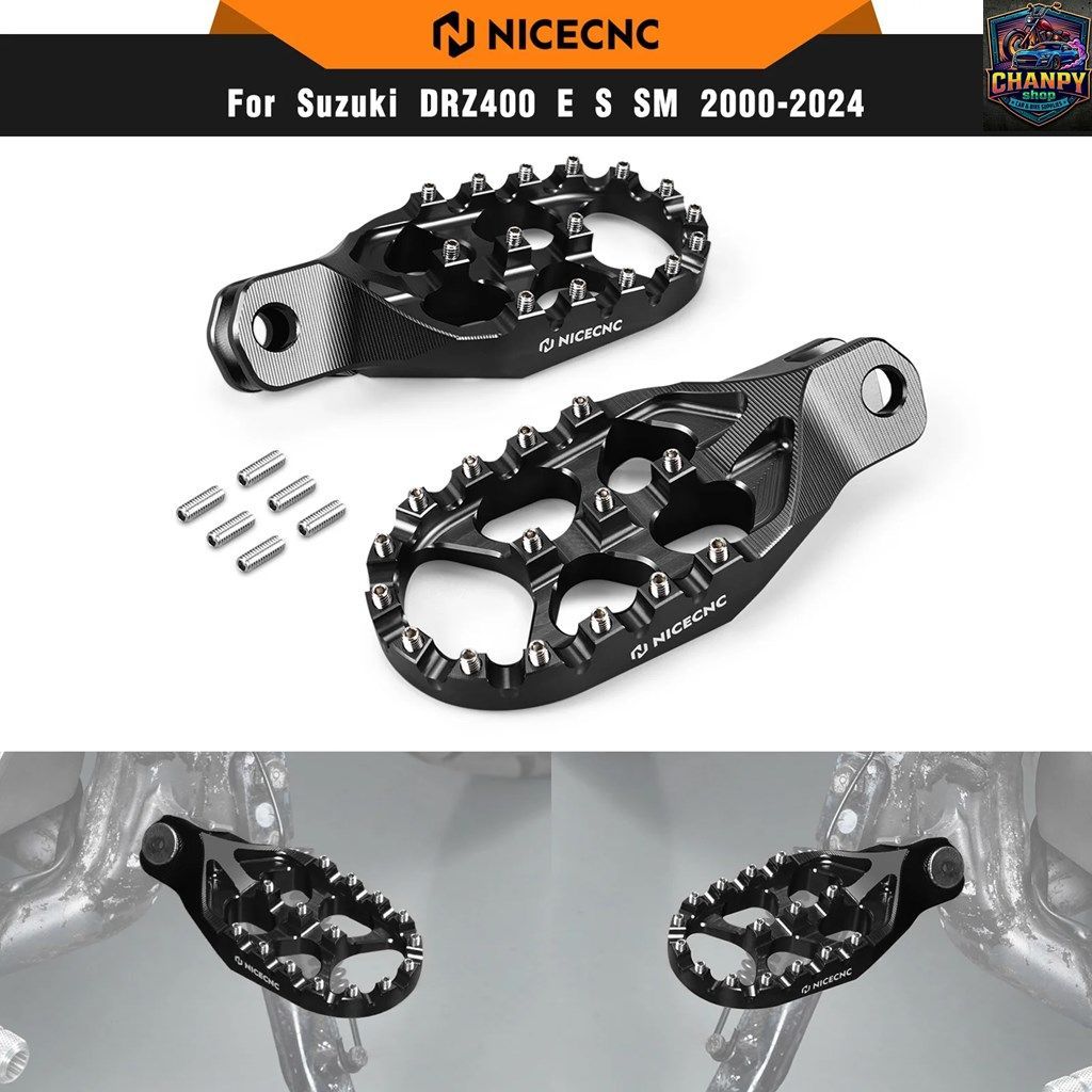鍛造フットペグ フットレスト フットペグレスト DRZ400SM DR-Z 400SM 2005-2024 DRZ400S DR-Z 400S 2000-2022 - 24