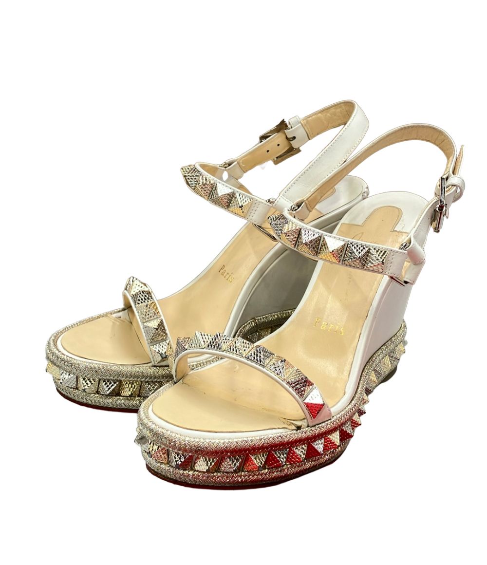 クリスチャンルブタン ウェッジソールサンダル レディース SIZE 37 (24.5cm) Christian Louboutin