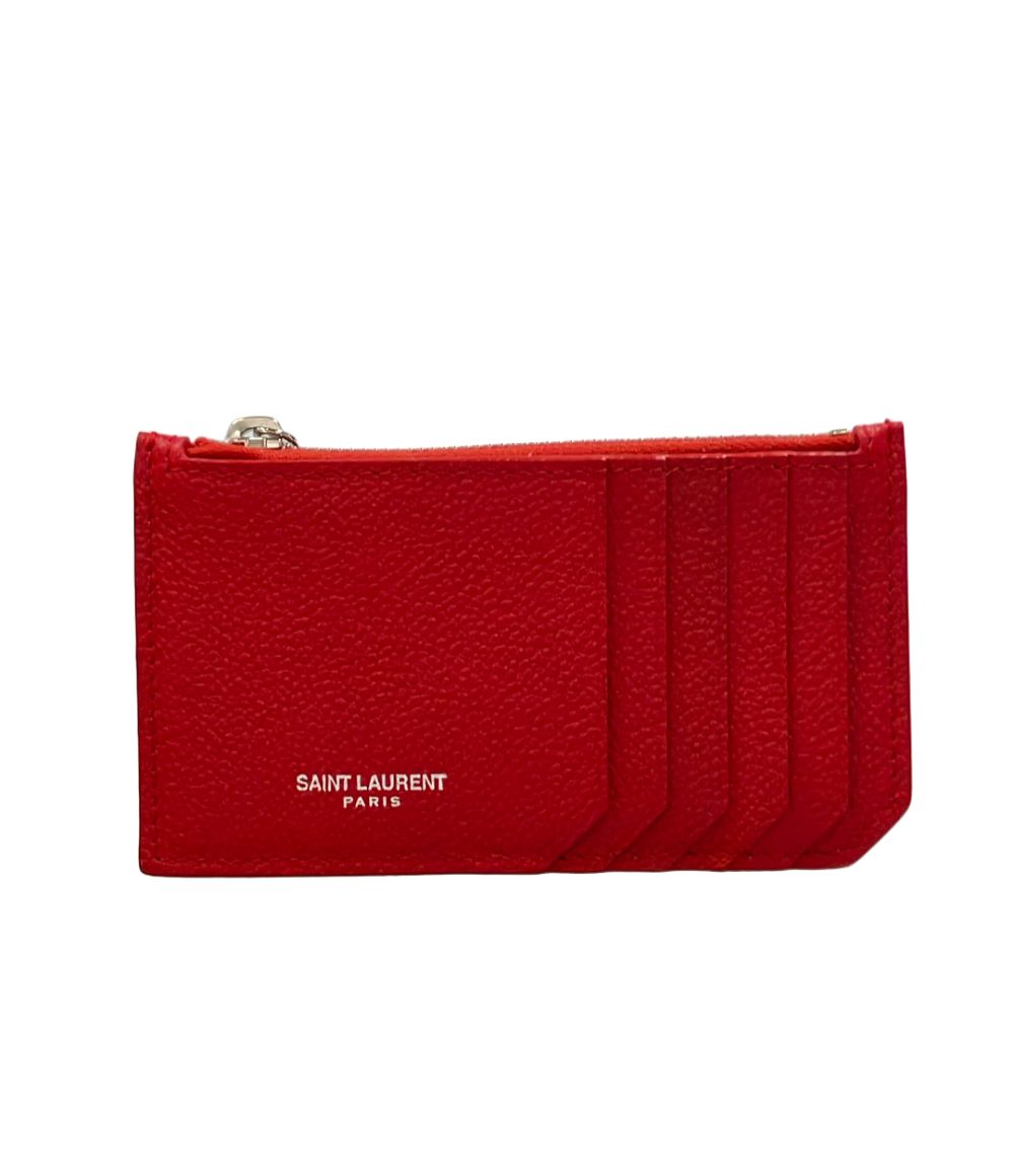 美品 サンローランパリ フラグメントケース カードケース コインケース レディース SAINT LAURENT PARIS