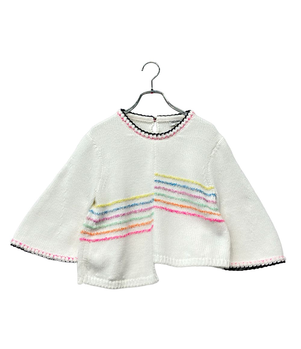 シャネル アシンメトリー プルオーバー ニット P77146K11142 レディース SIZE 38 (S) CHANEL