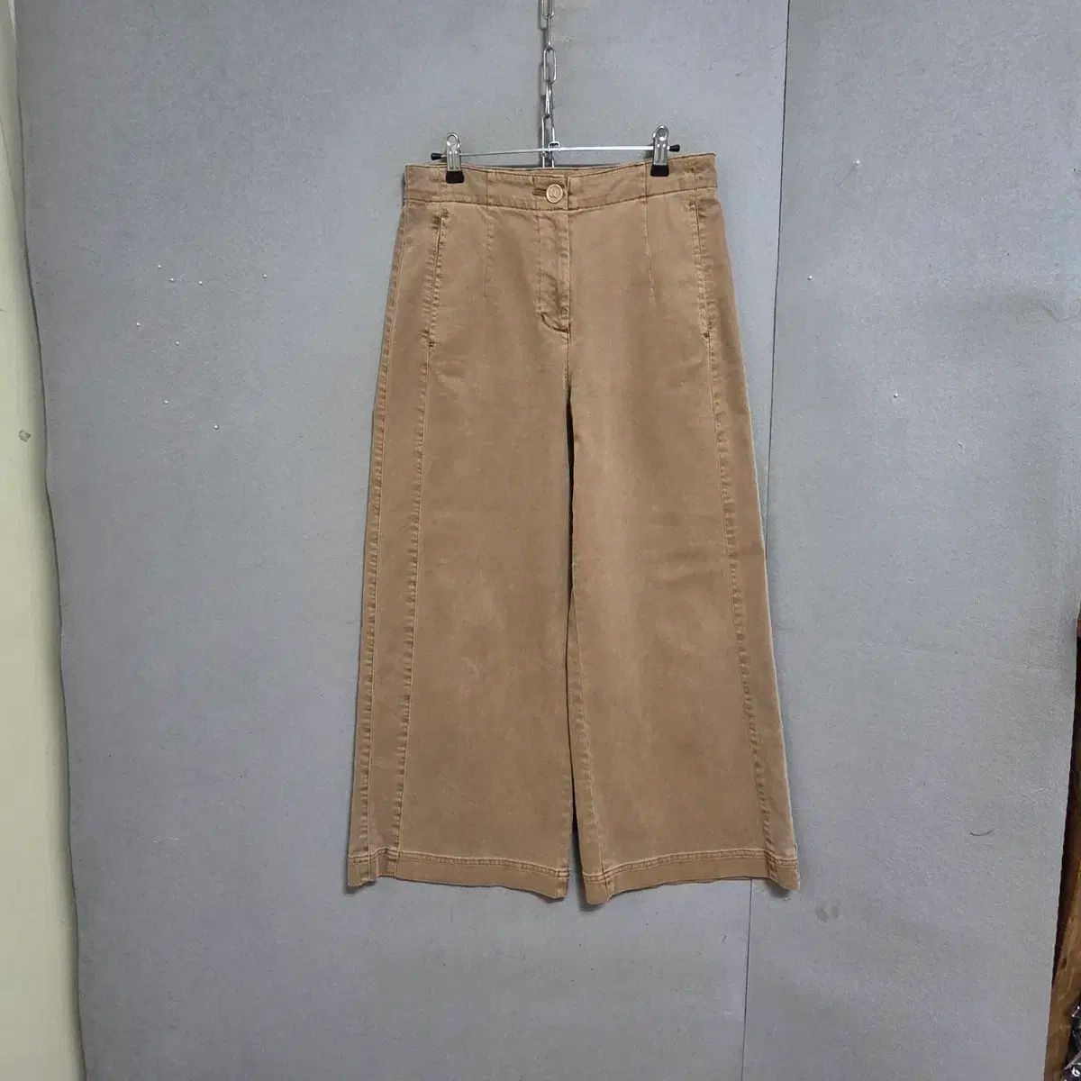 マイン カラー感 멋스러운 ワイドパンツ n6805