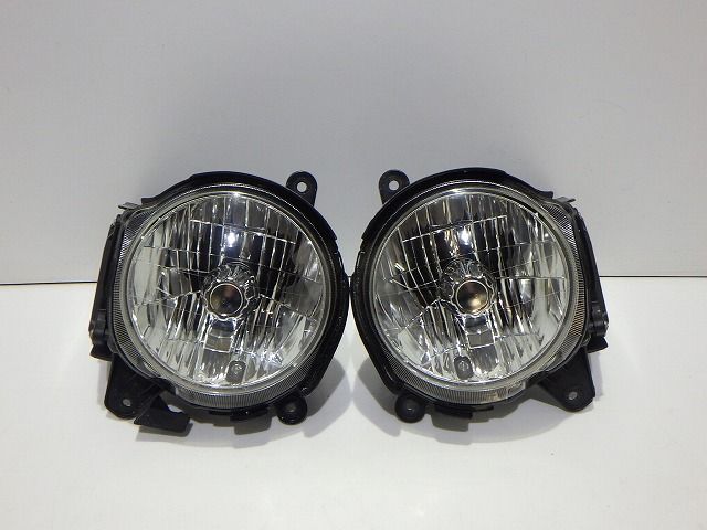 ムーヴカスタム ヘッドライト左右 HID L900S L910S 100-51705 ネイキッド 81110-97261 コーティング 美品 260616035
