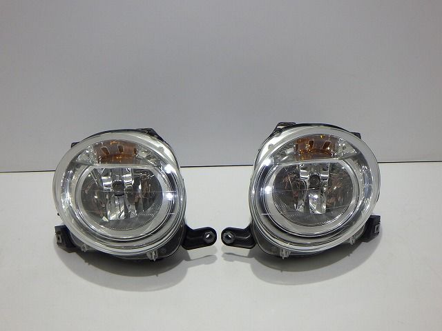 フィアット500 ヘッドライト左右 ハロゲン ABA31212 45540711DX コーティング 綺麗 260616037
