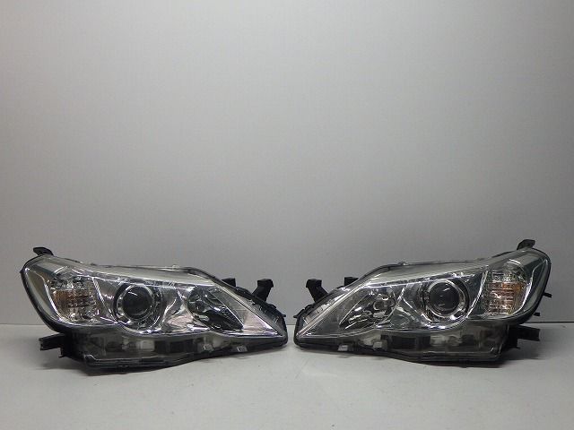マークX　ヘッドライト　左右　HID　GRX130/135　前期　22-348　ア　81145/81185-22B20　コーティング　綺麗　260612240