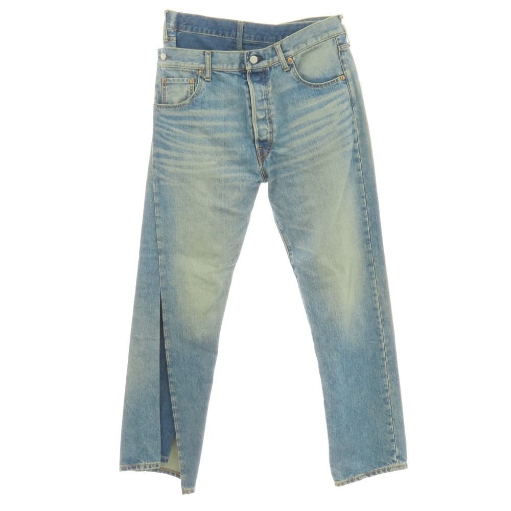 【中古】ジュンヤワタナベ JUNYA WATANABE × Levi's 2025年春夏 コットン デニムパンツ ジーンズ ブルー【サイズS】【レディース】