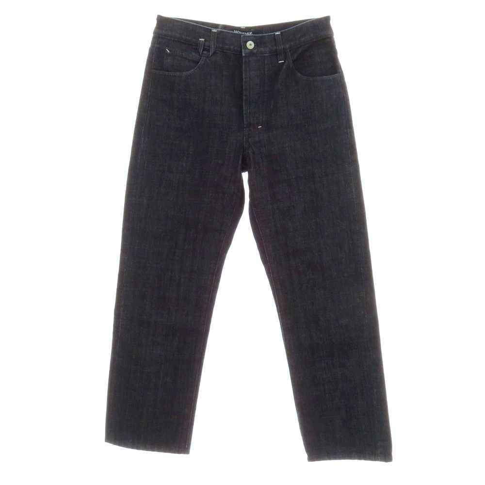 【中古】ジャックムス JACQUEMUS LA CROISIERE コットン デニムパンツ ジーンズ ダークネイビー【サイズ30】【レディース】
