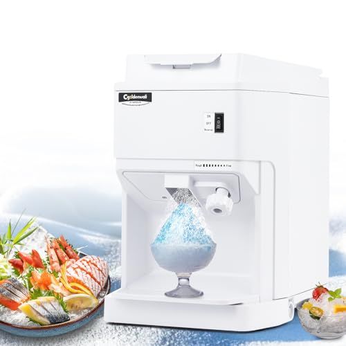 CGOLDENWALL 業務用かき氷機 電動 製氷機 2.3L大容量 120KG/H製氷能力 氷のきめ細かさ調整可能 250ｗ 日本語取扱説明書付き★ 33c3a106