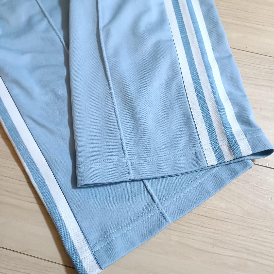 アディダス 薄青 ベッケンバウアージャージパンツ ジェンダー