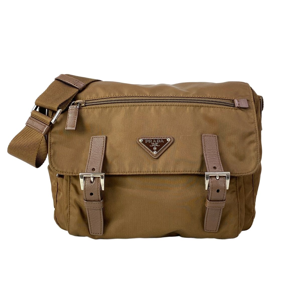 PRADA(プラダ) ショルダーバッグ BT0953 ブラウン レザー - メルカリ