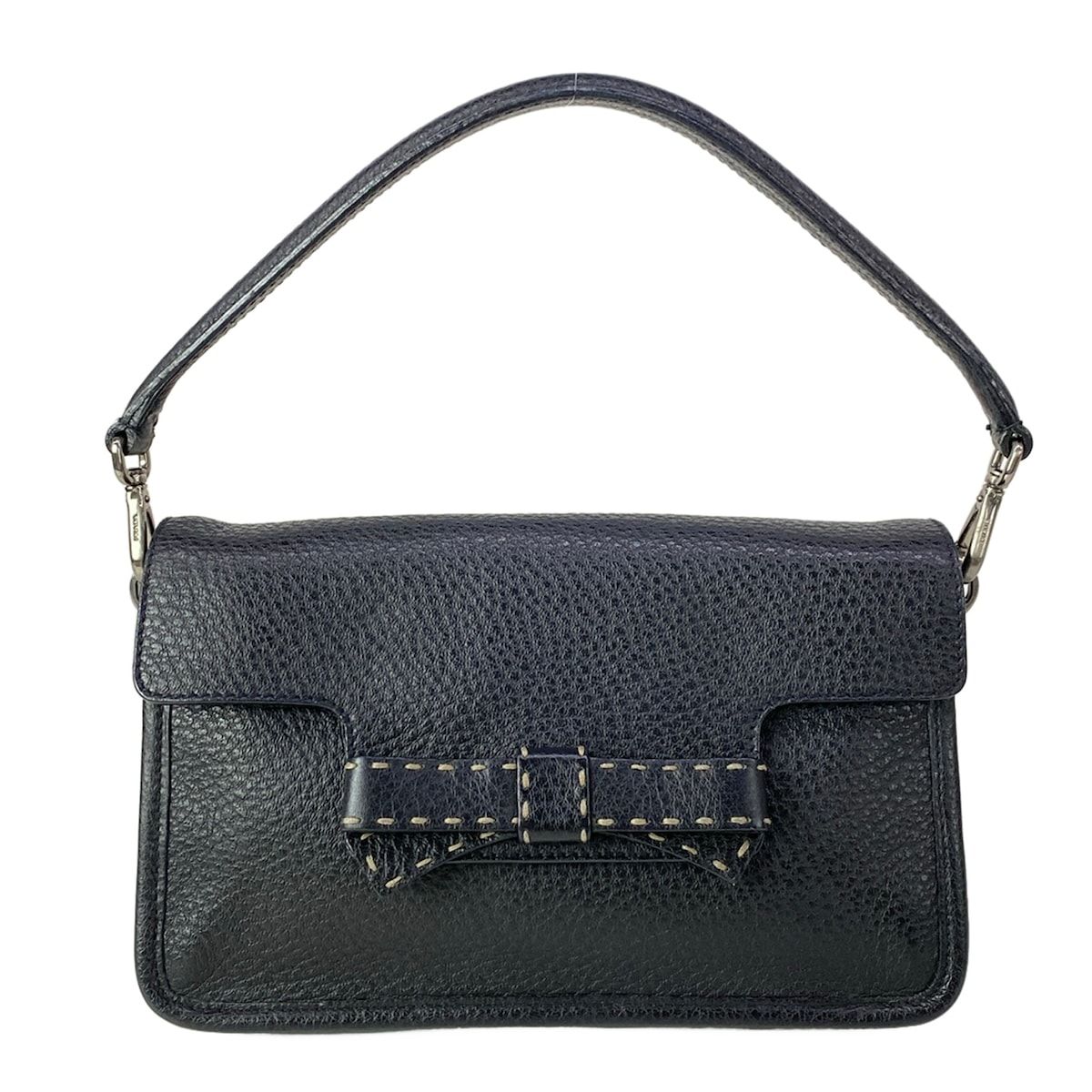 PRADA(プラダ) ハンドバッグ ST VIENNA FIFTY BR1933 黒 リボン レザー