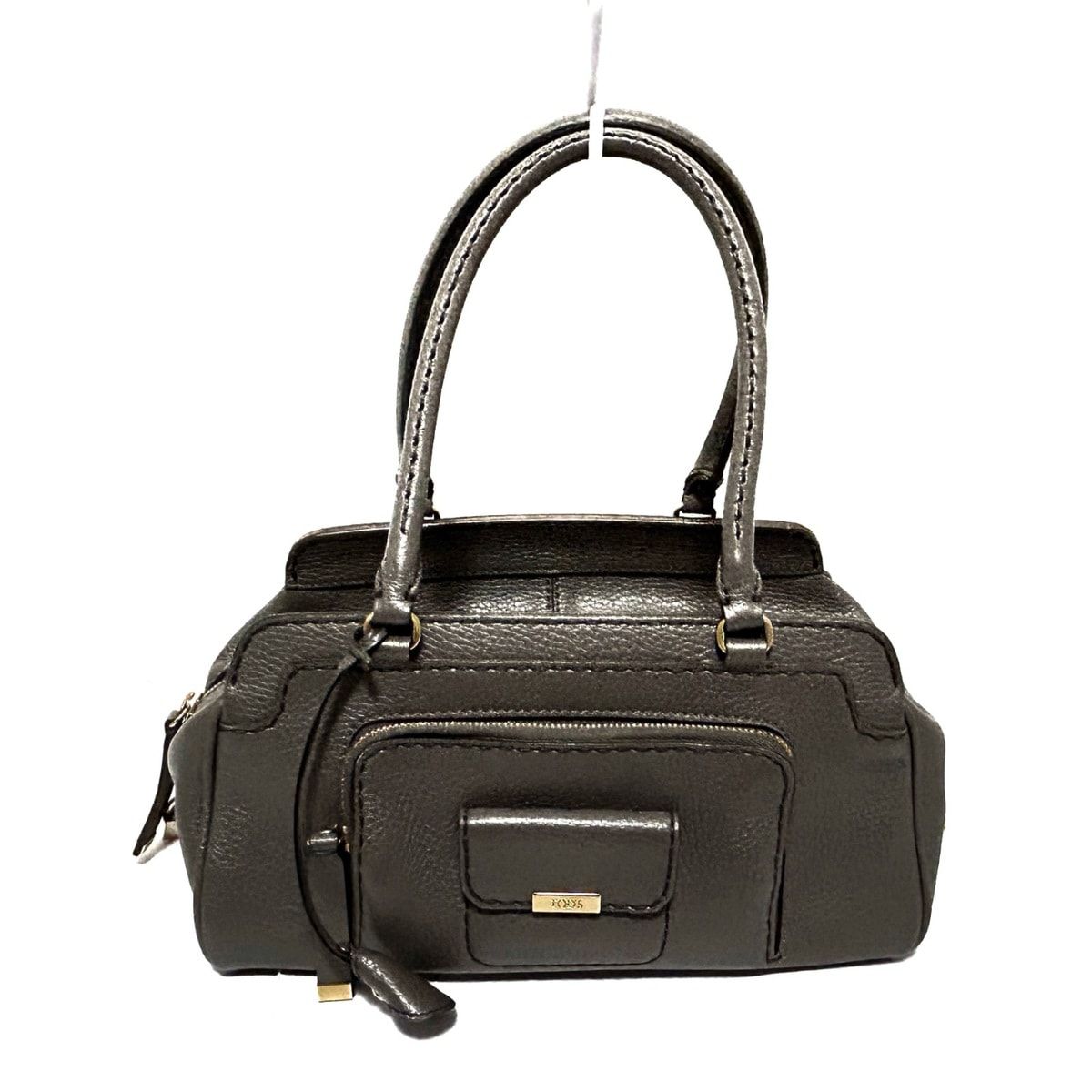 TOD'S(トッズ) ハンドバッグ - ダークグレー レザー