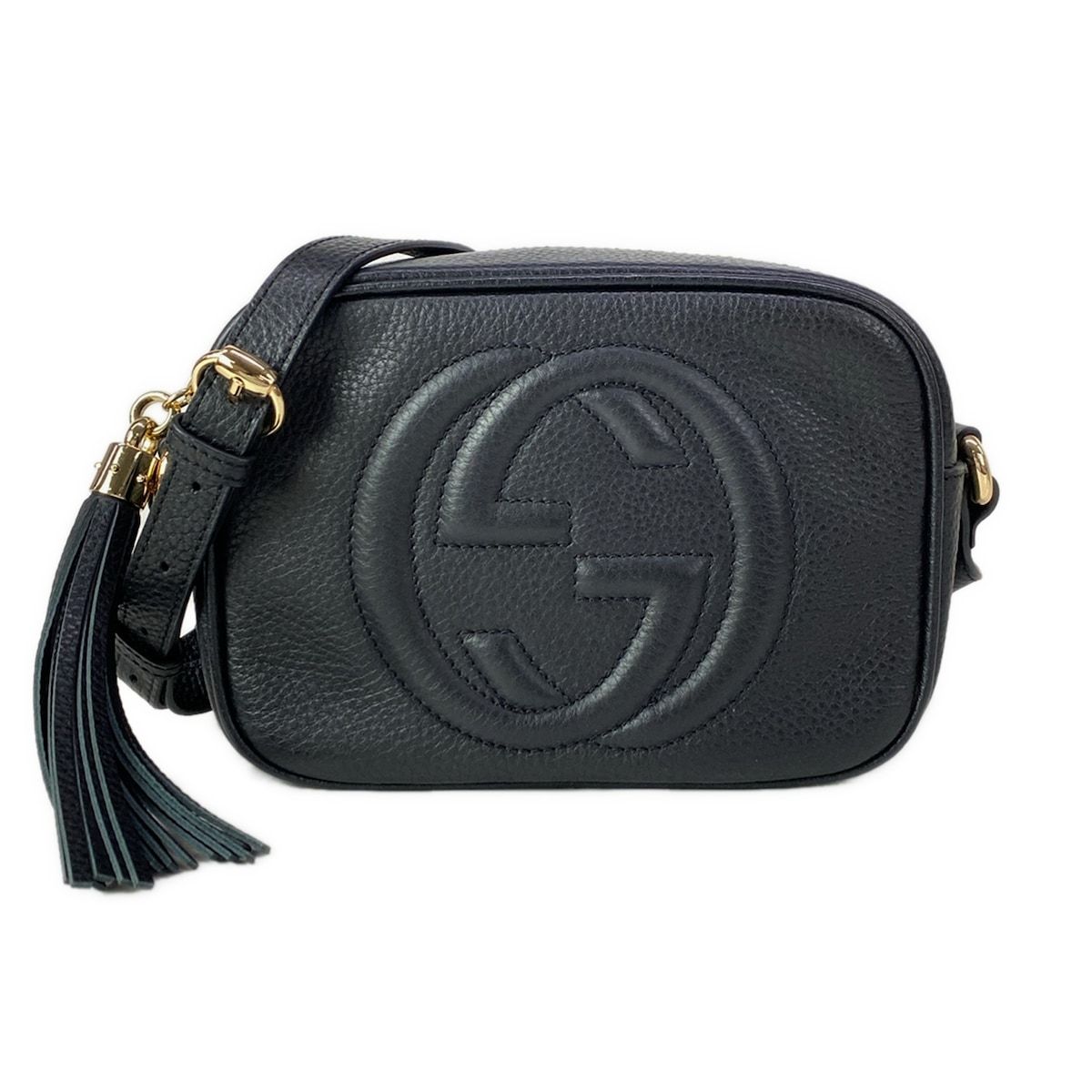 GUCCI(グッチ) ショルダーバッグ ソーホー 308364 黒 レザー