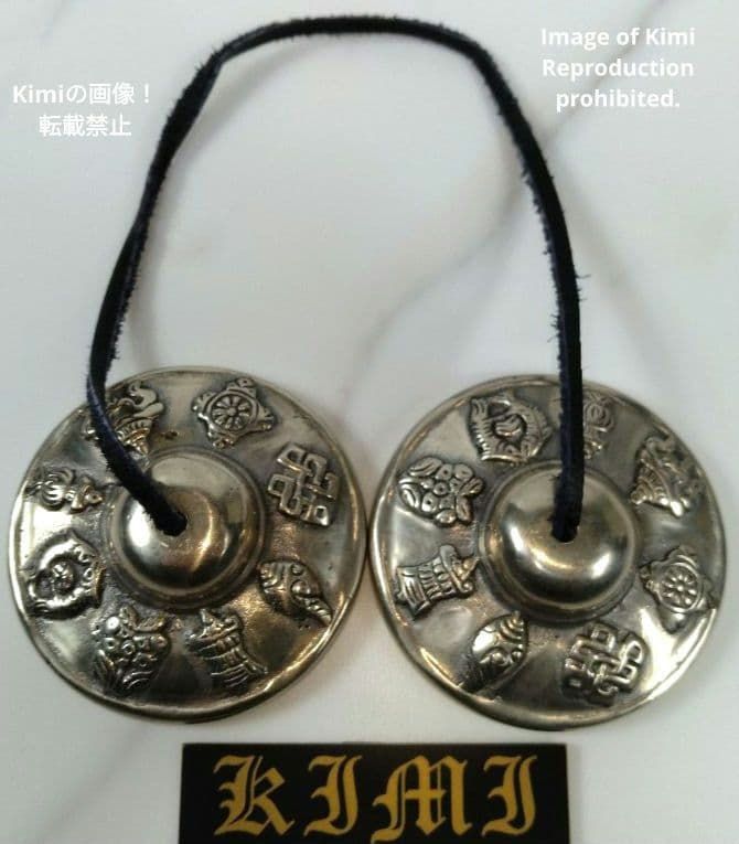 ティンシャ Tingsha 銅製 直径67.8mm 厚さ6.4mm チベット仏教 ティンシャ Tingsha 銅製 直径67.8mm 厚さ6.4mm チベット仏教美術