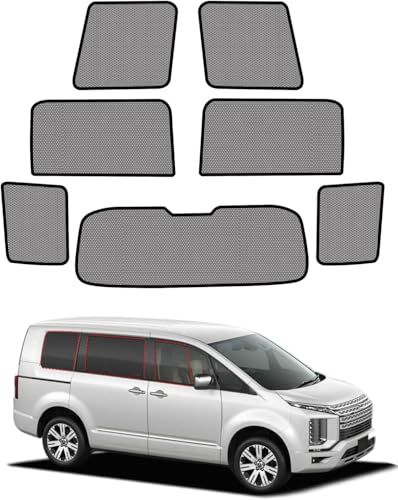 三菱 デリカ D5 サンシェード メッシュ delica D5 車中泊 断熱 目隠し 虫よけ 2019年以降? CV1W CV2W CV4W CV5W 日除け UVカット 専用アクセサリー (デリカ D5)ts 898fd3a2
