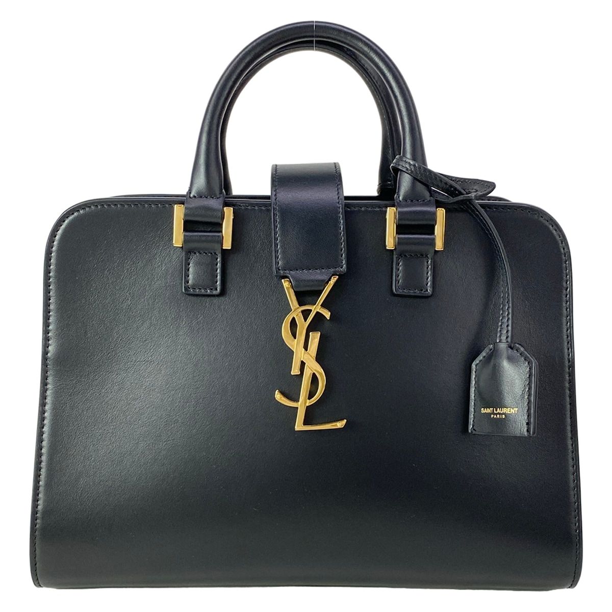 SAINT LAURENT PARIS(サンローランパリ) ハンドバッグ ベイビーカバス 568853 黒 レザー