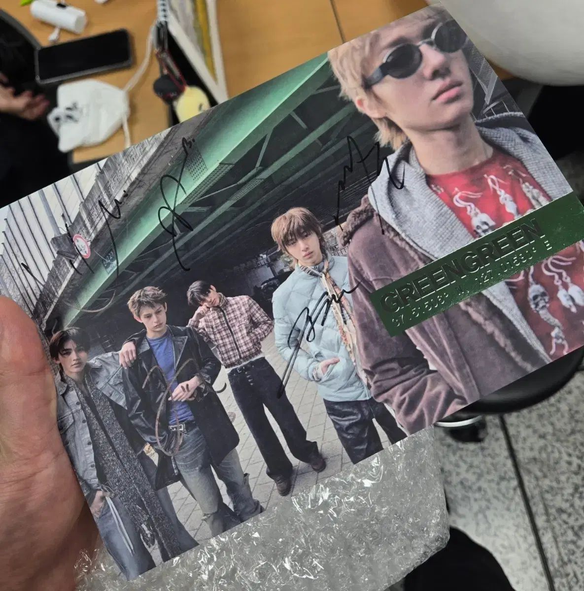 コーティス・グリーン・グリーン サイン入り アルバム 出品