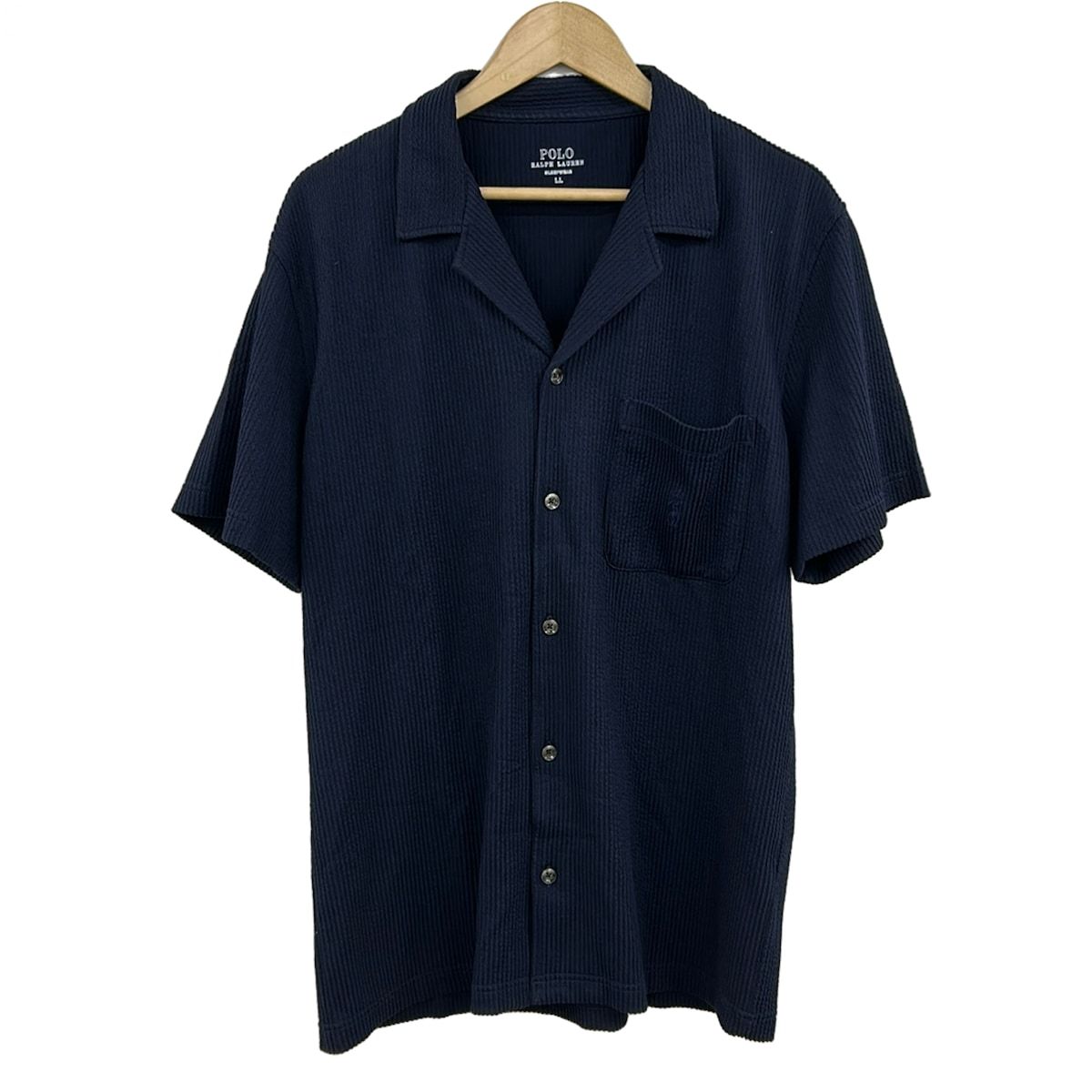POLObyRalphLauren(ポロラルフローレン) 半袖シャツ サイズLL メンズ美品 - ネイビー SLEEPWEAR