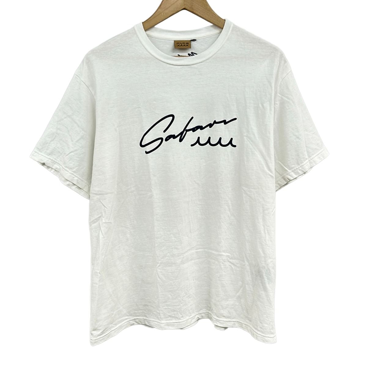 muta(ムータ) 半袖Tシャツ サイズ7 メンズ美品 - 白×ダークネイビー クルーネック