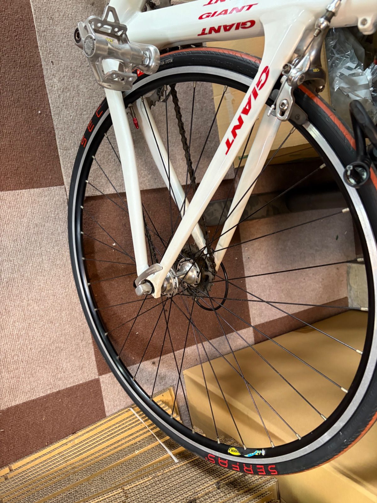GIANT FCR ZERO ロードバイク フラットバー 105仕様 中古 - メルカリ