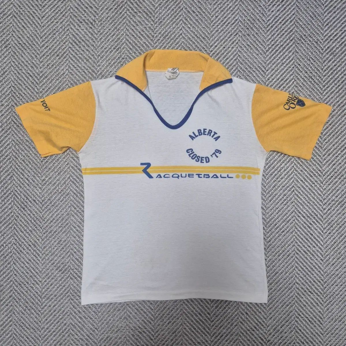 70s CATALINA ラケットボール シングルステッチ カラーTシャツ (M) 8,516円